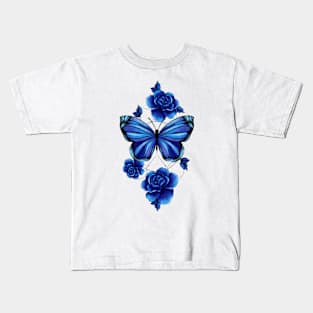 Metamorphosis blue butterfly Kids T-Shirt